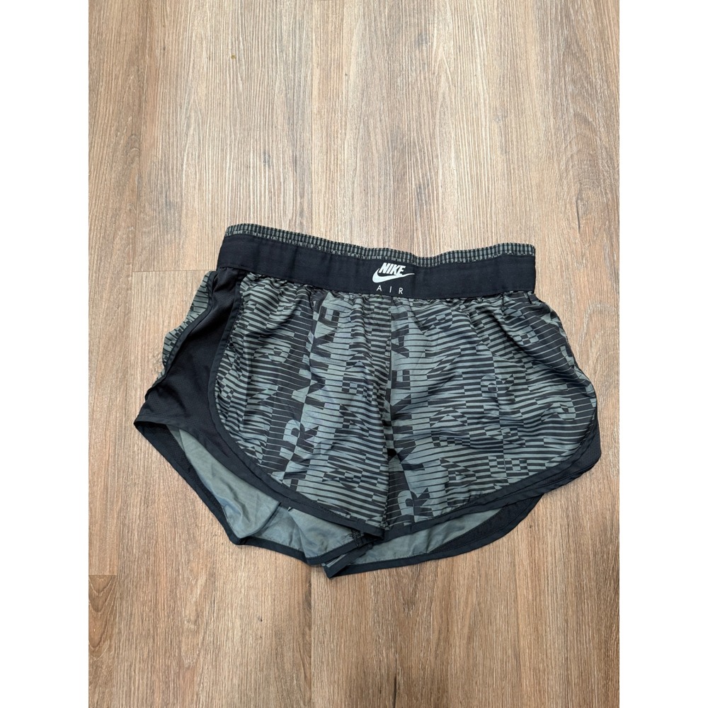 Nike Air Women's Running‎ Shorts Gray Athletic Lettering L Large